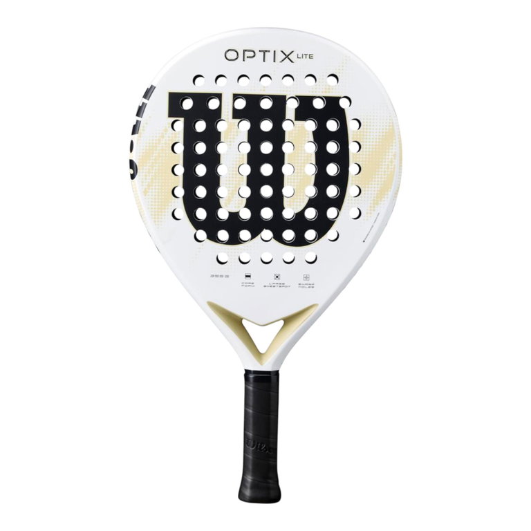Wilson Padelschläger Optix V2 Lite 355g/Rund weiss